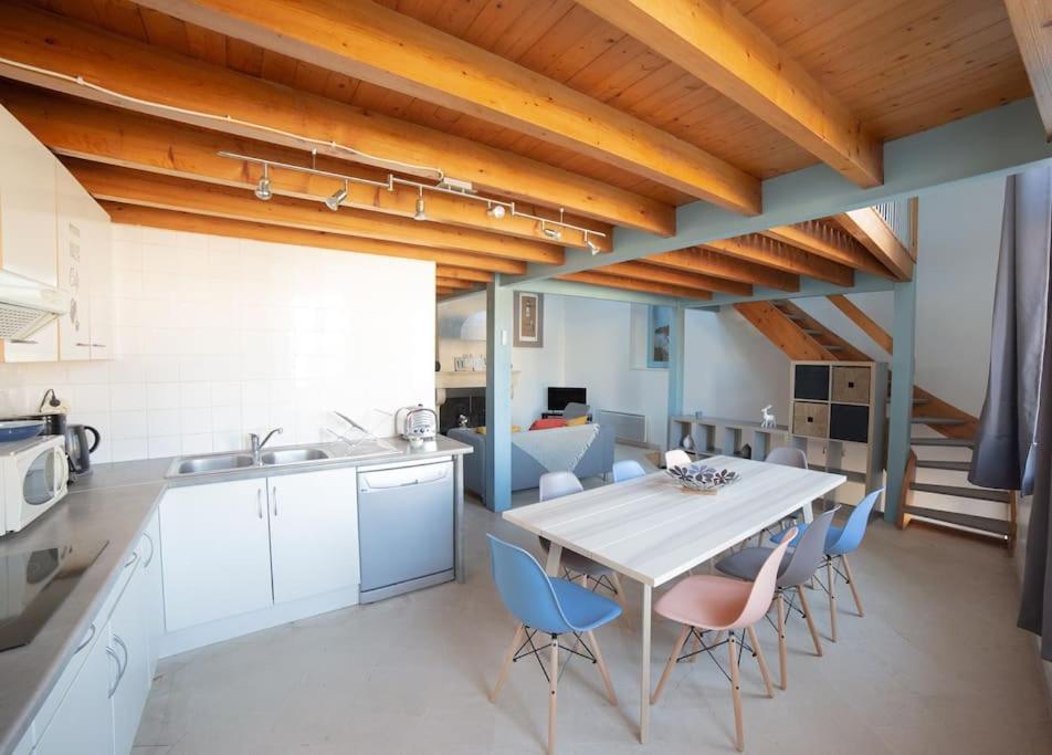 Maison Type Loft - Avec Parking En Plein Centre La Rochelle  Exterior foto